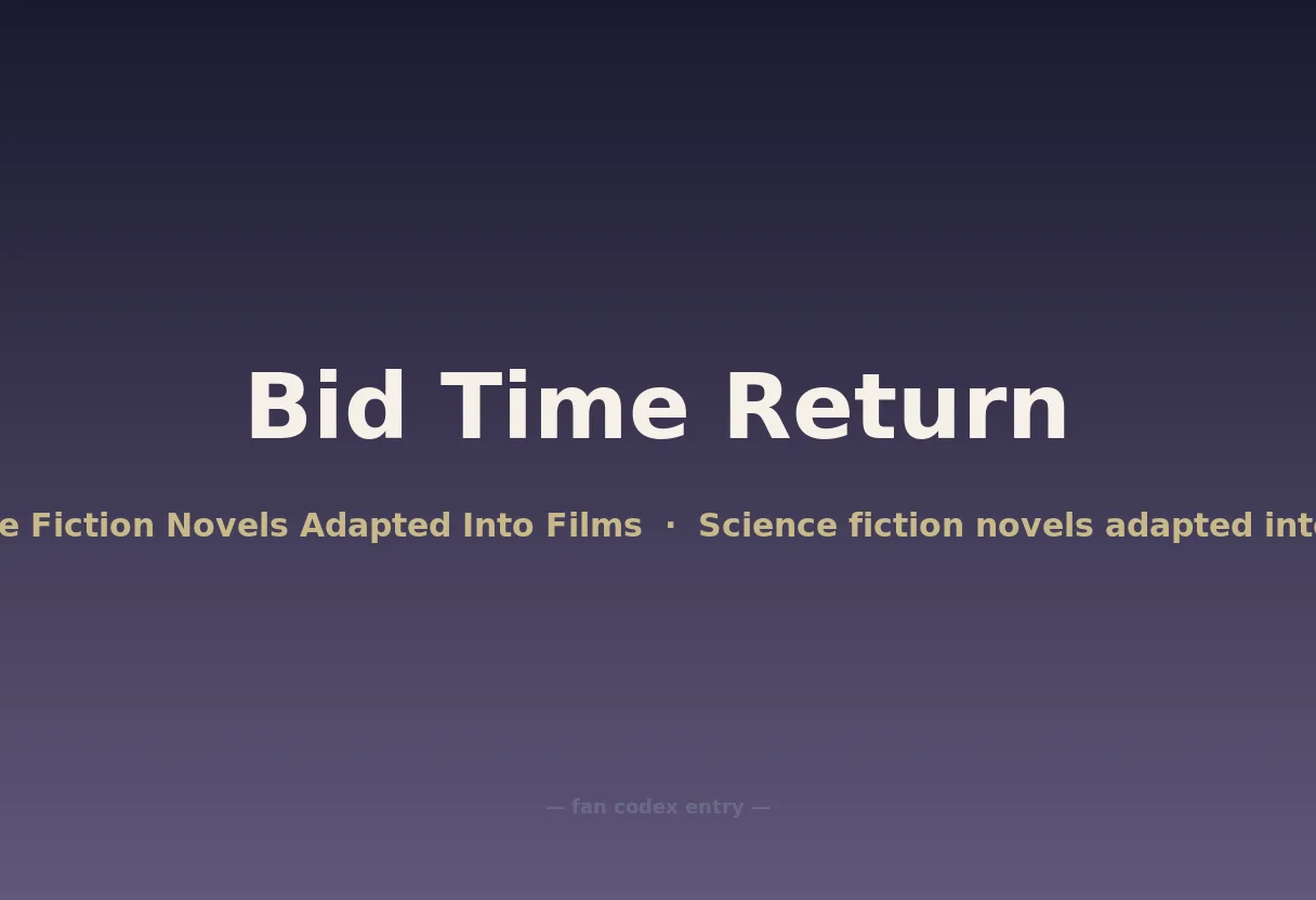 Bid Time Return