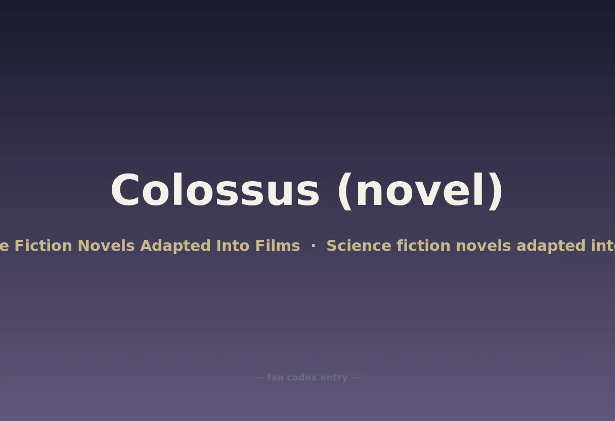 Colossus (novel)