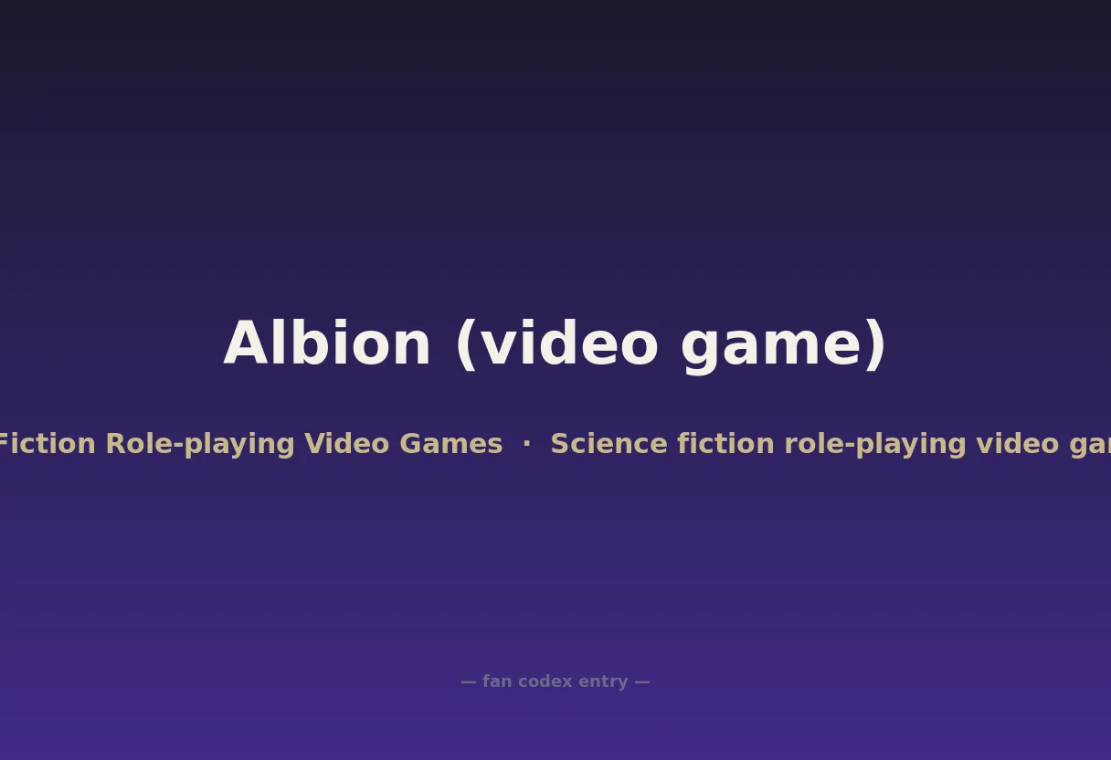 Albion (video game)