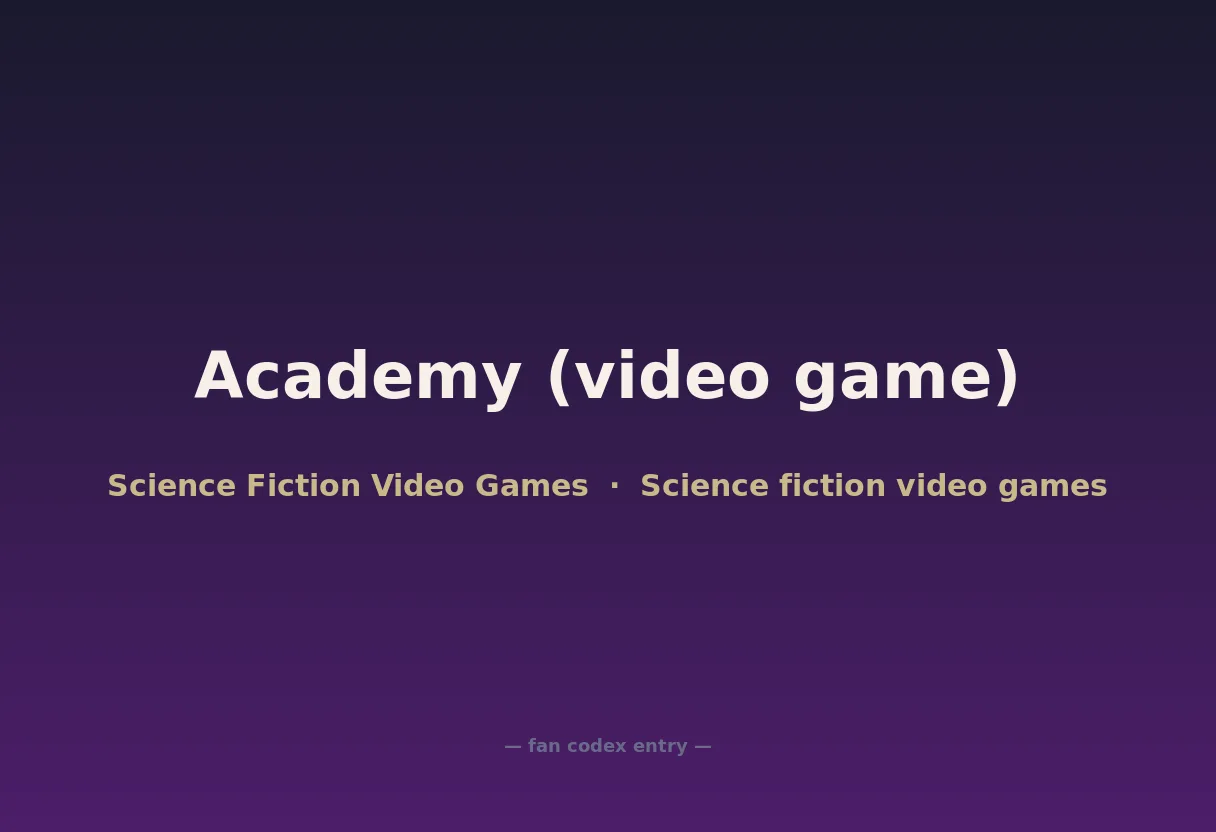 Academy (video game)