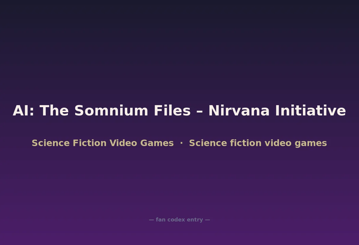 AI: The Somnium Files – Nirvana Initiative