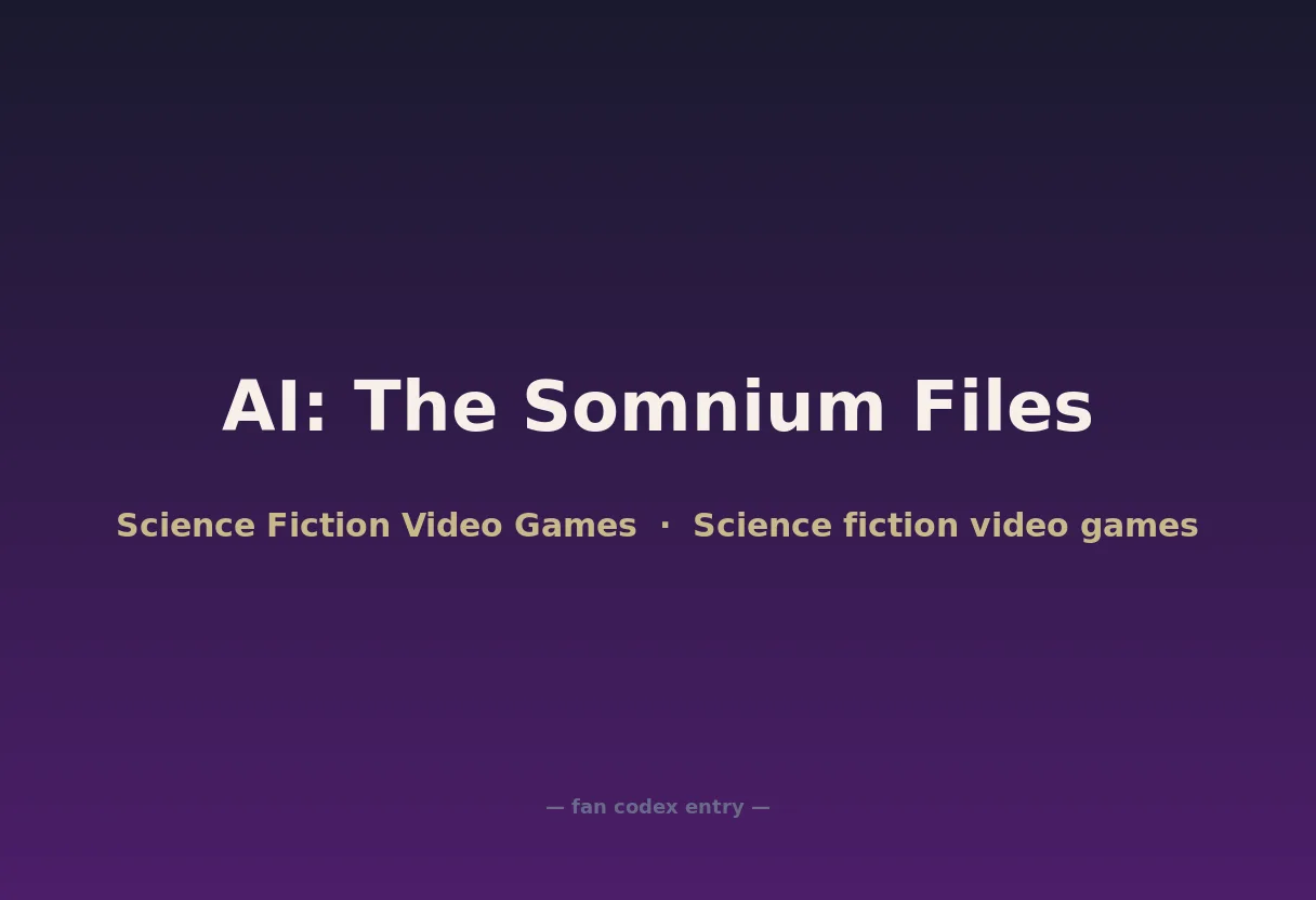 AI: The Somnium Files