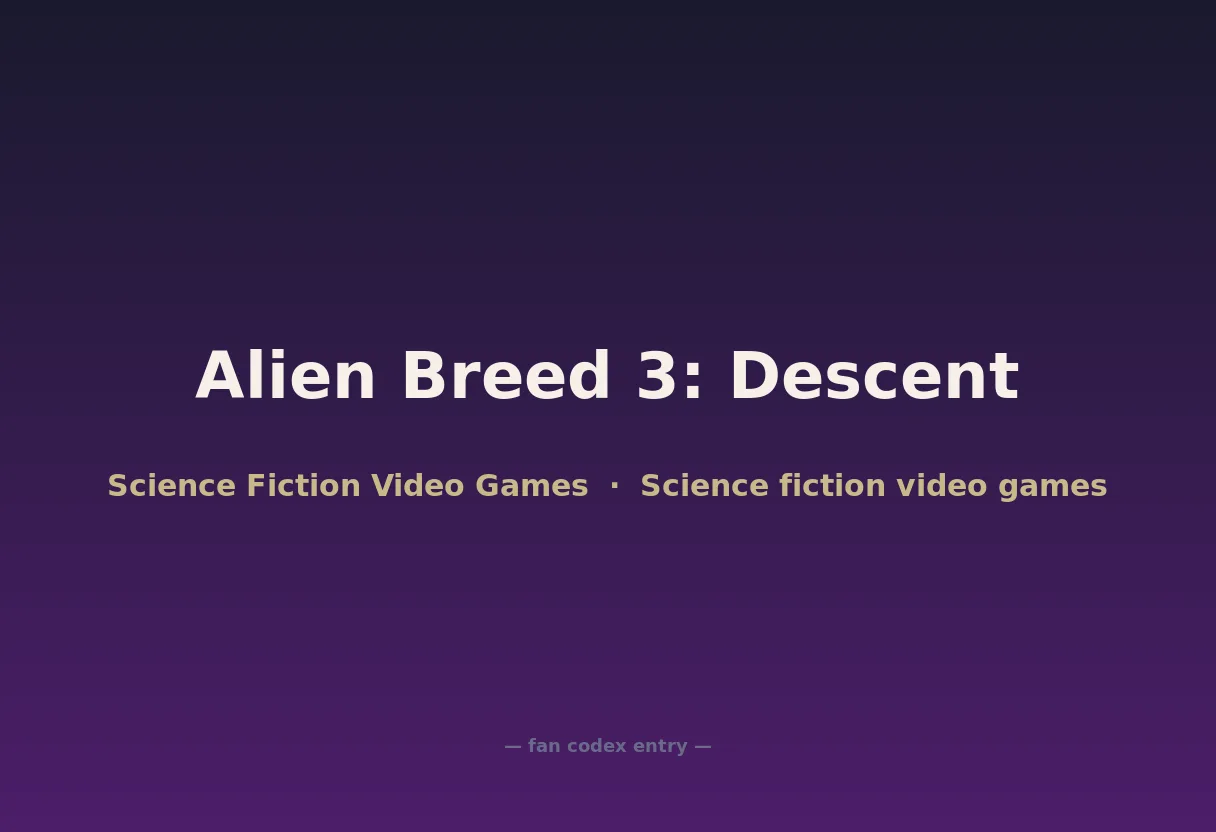 Alien Breed 3: Descent