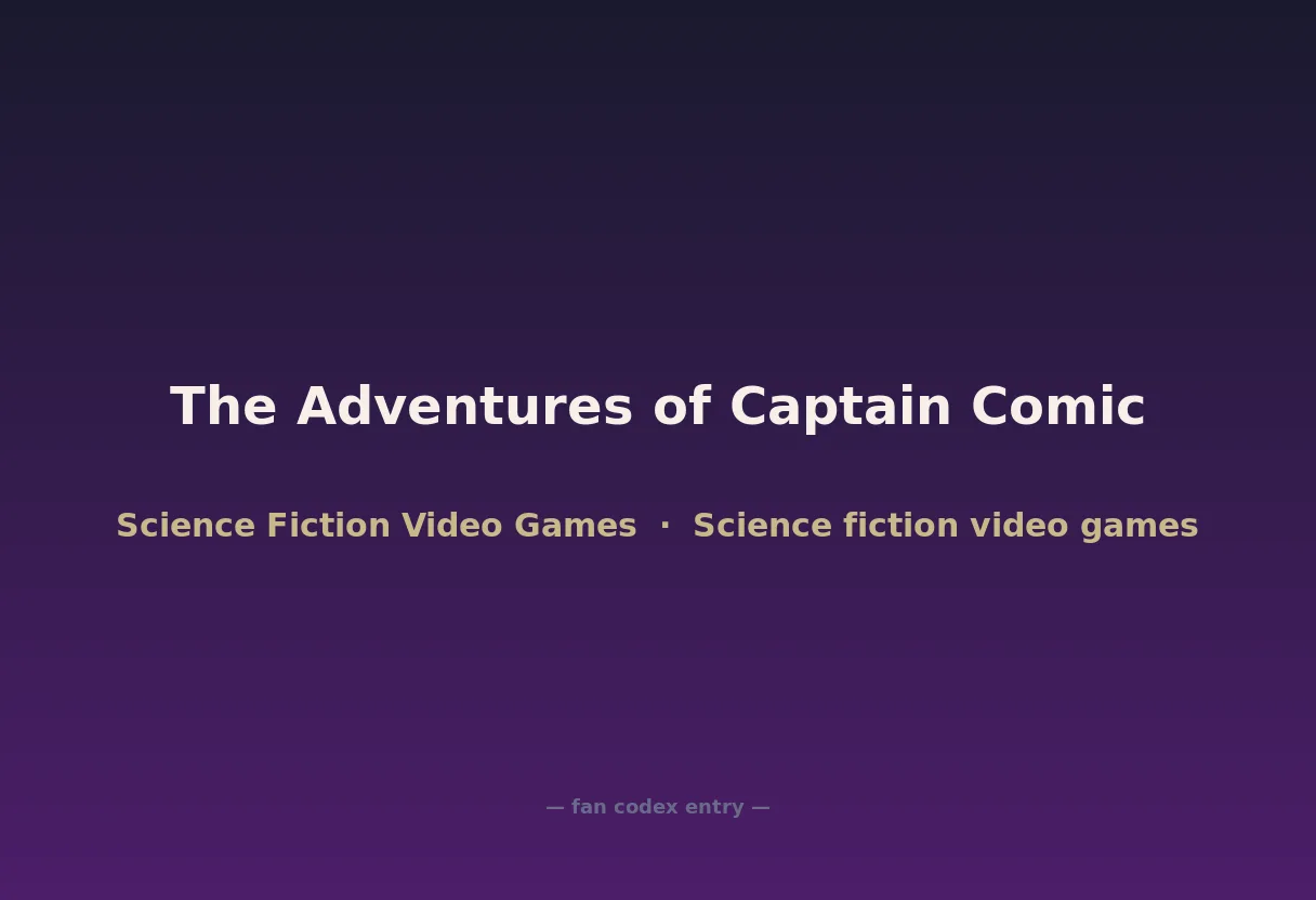 The Adventures of Captain Comic