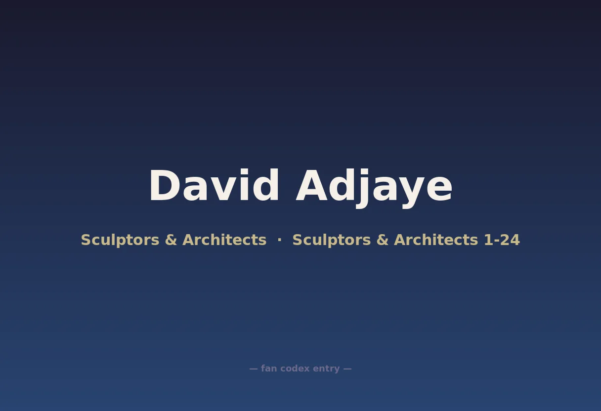 David Adjaye