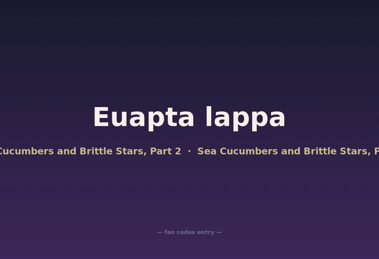 Euapta lappa
