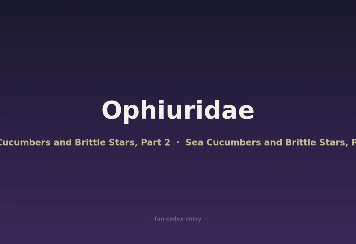 Ophiuridae