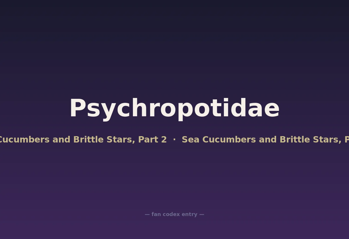 Psychropotidae