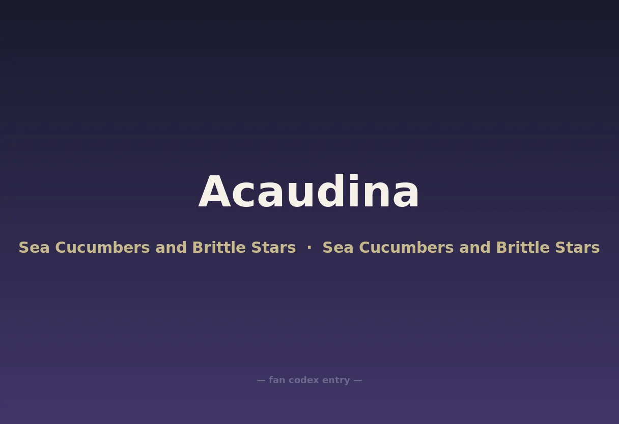 Acaudina