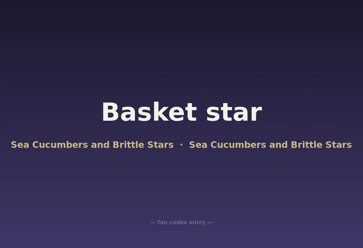 Basket star
