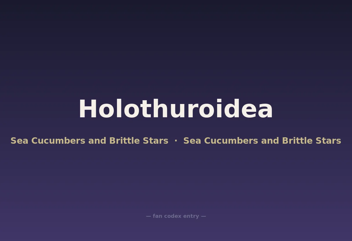 Holothuroidea