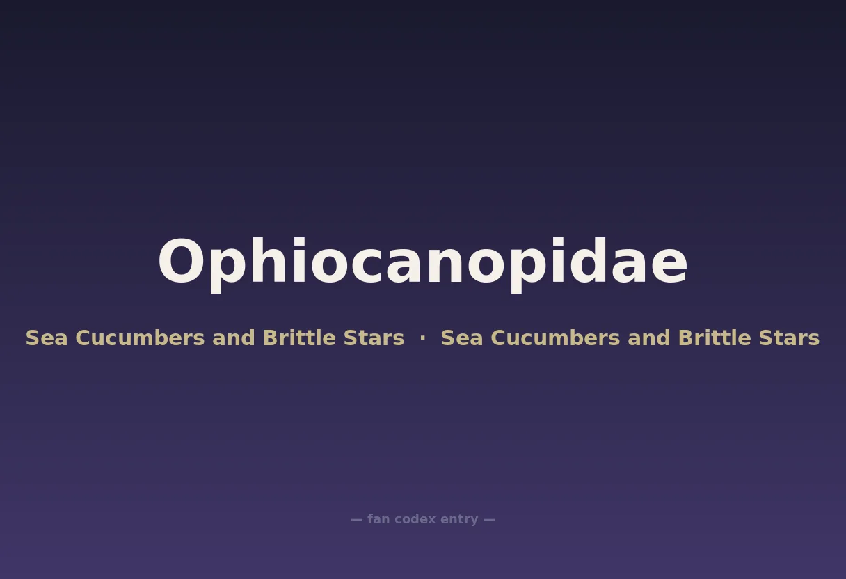 Ophiocanopidae