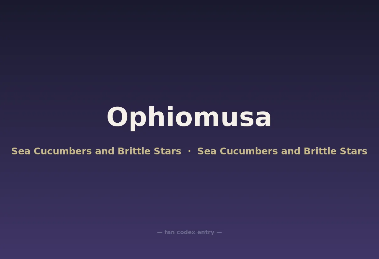 Ophiomusa