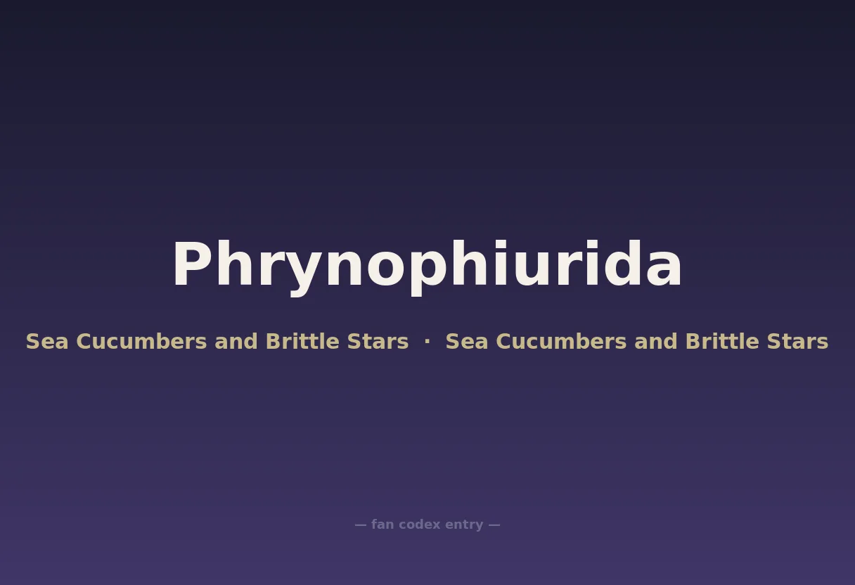 Phrynophiurida