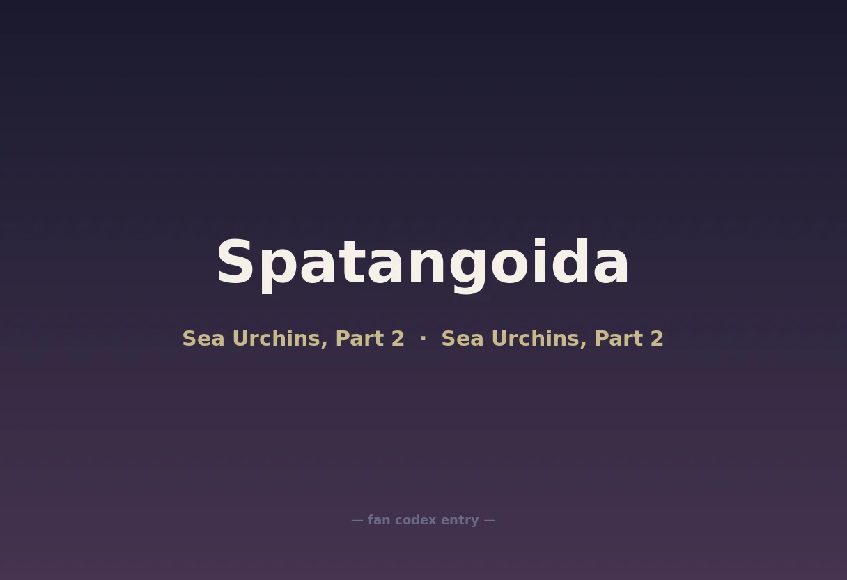 Spatangoida