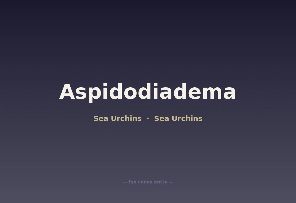 Aspidodiadema
