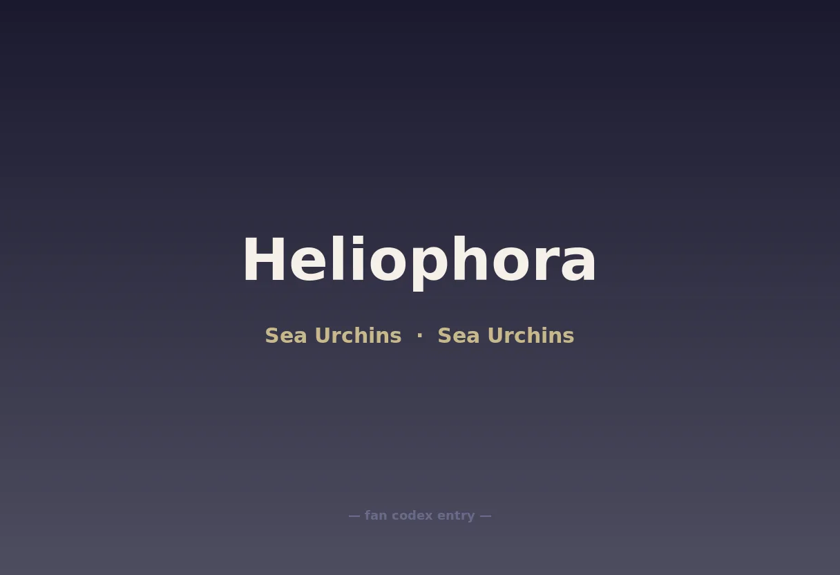 Heliophora