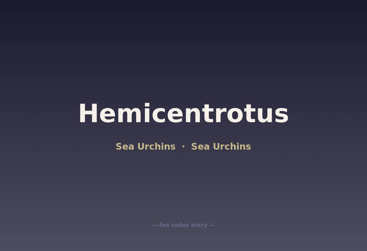 Hemicentrotus