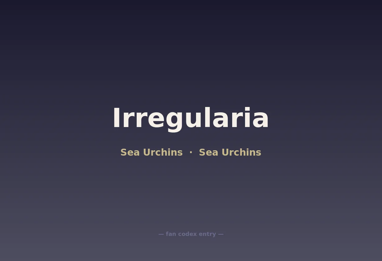 Irregularia