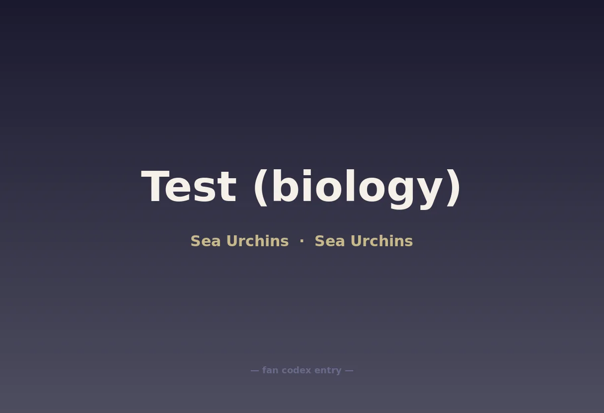 Test (biology)