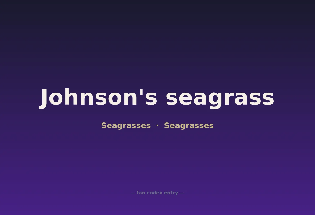 Johnson's seagrass