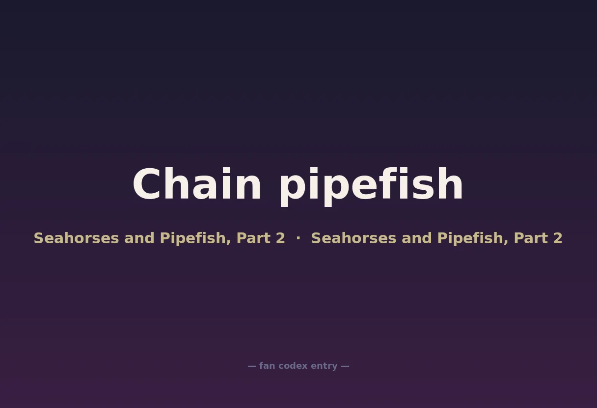 Chain pipefish