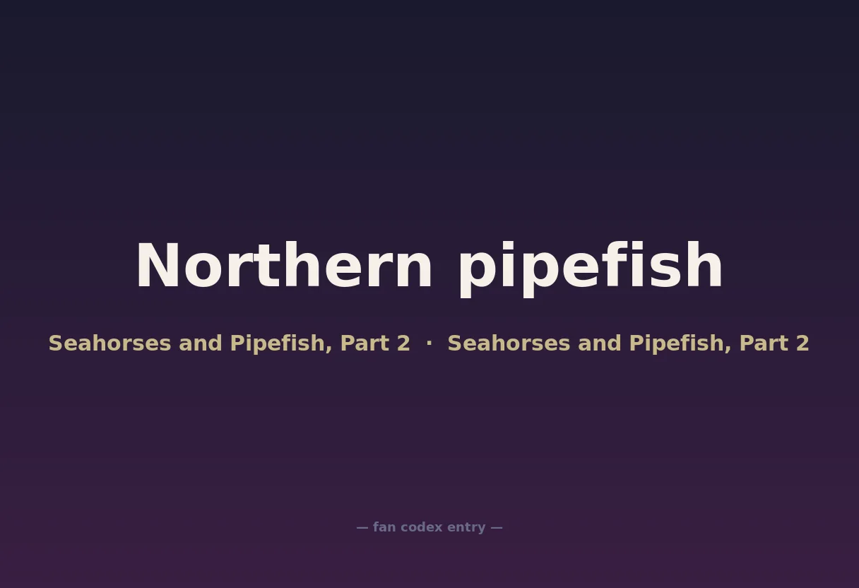 Northern pipefish