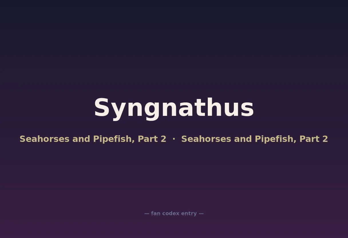 Syngnathus