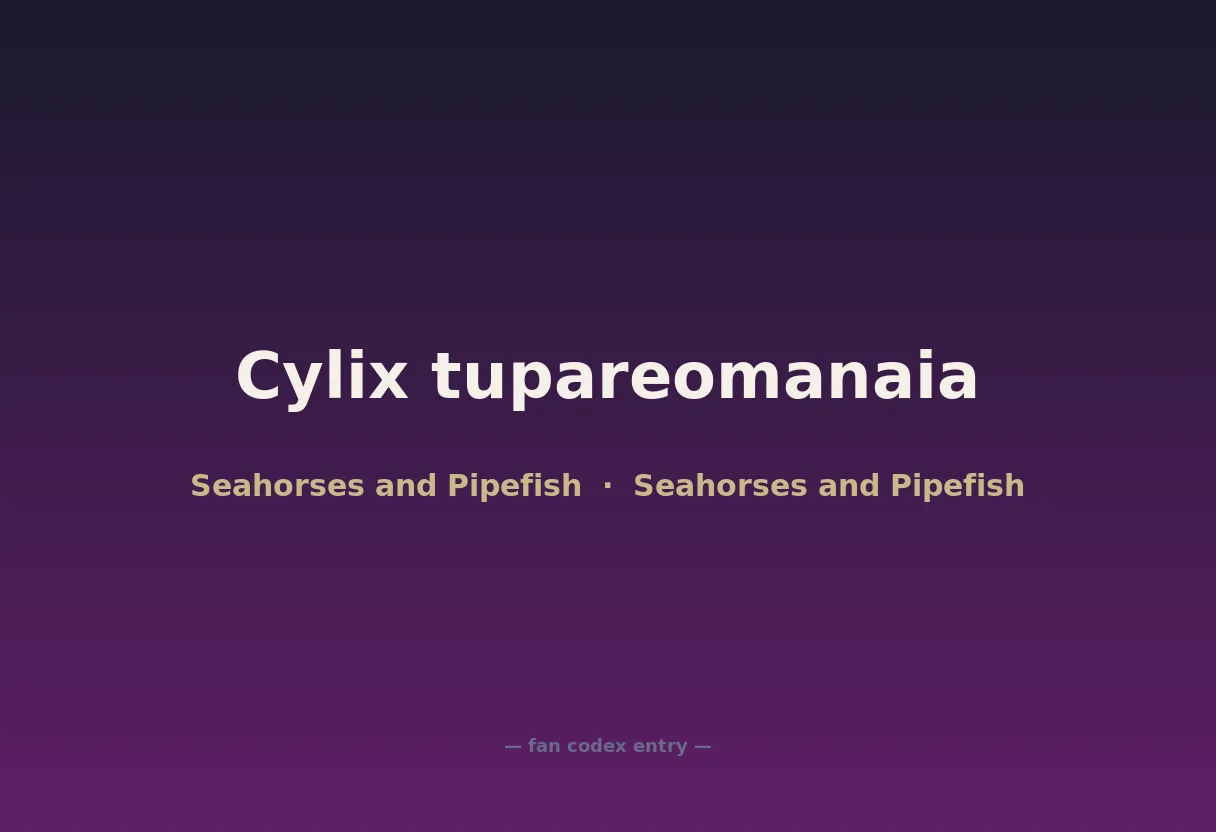 Cylix tupareomanaia