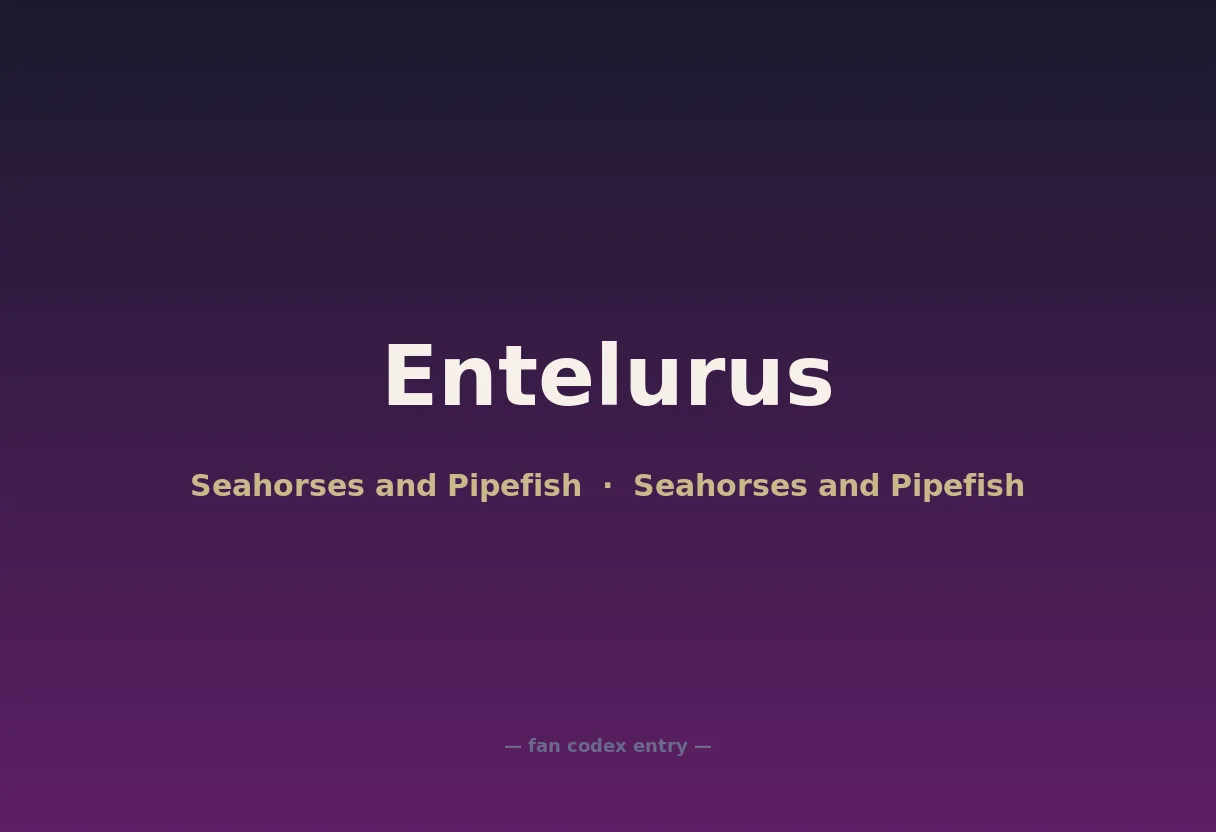 Entelurus