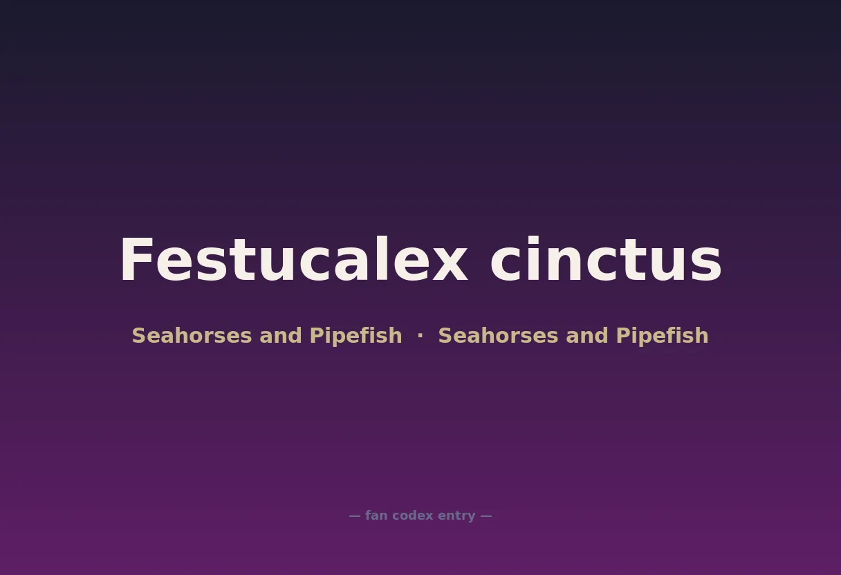 Festucalex cinctus