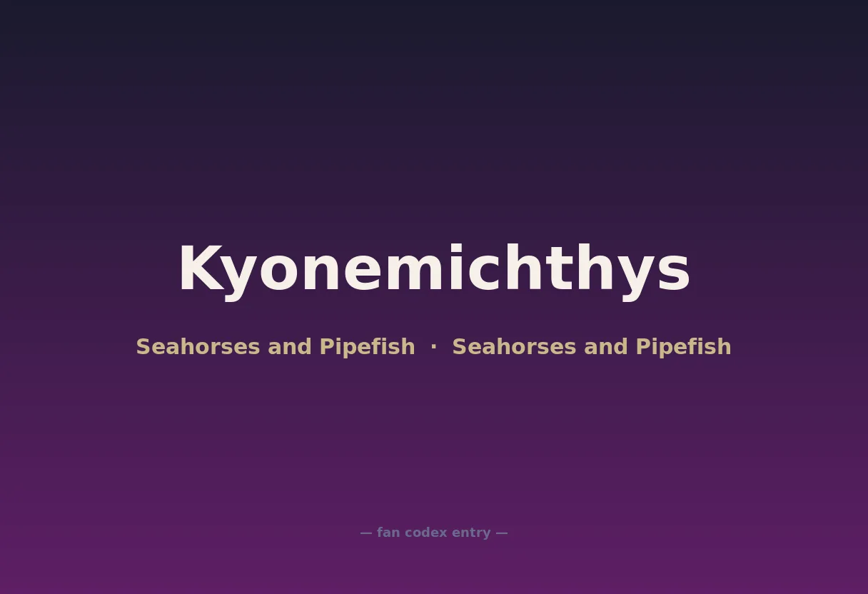 Kyonemichthys