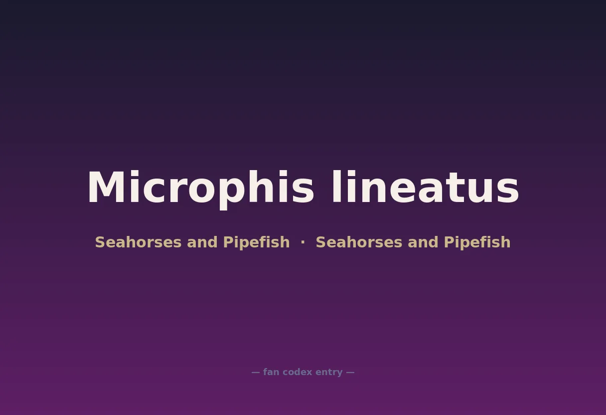 Microphis lineatus