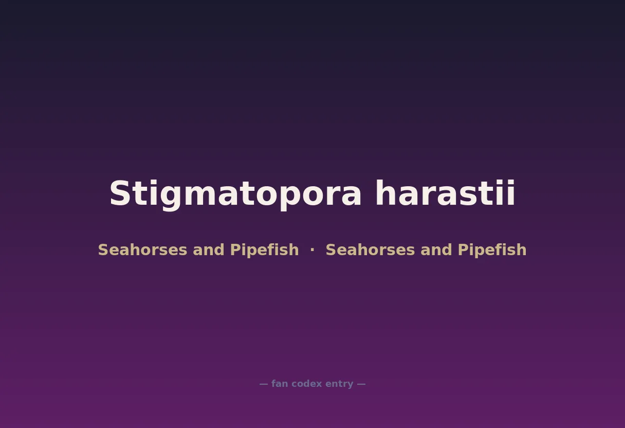 Stigmatopora harastii