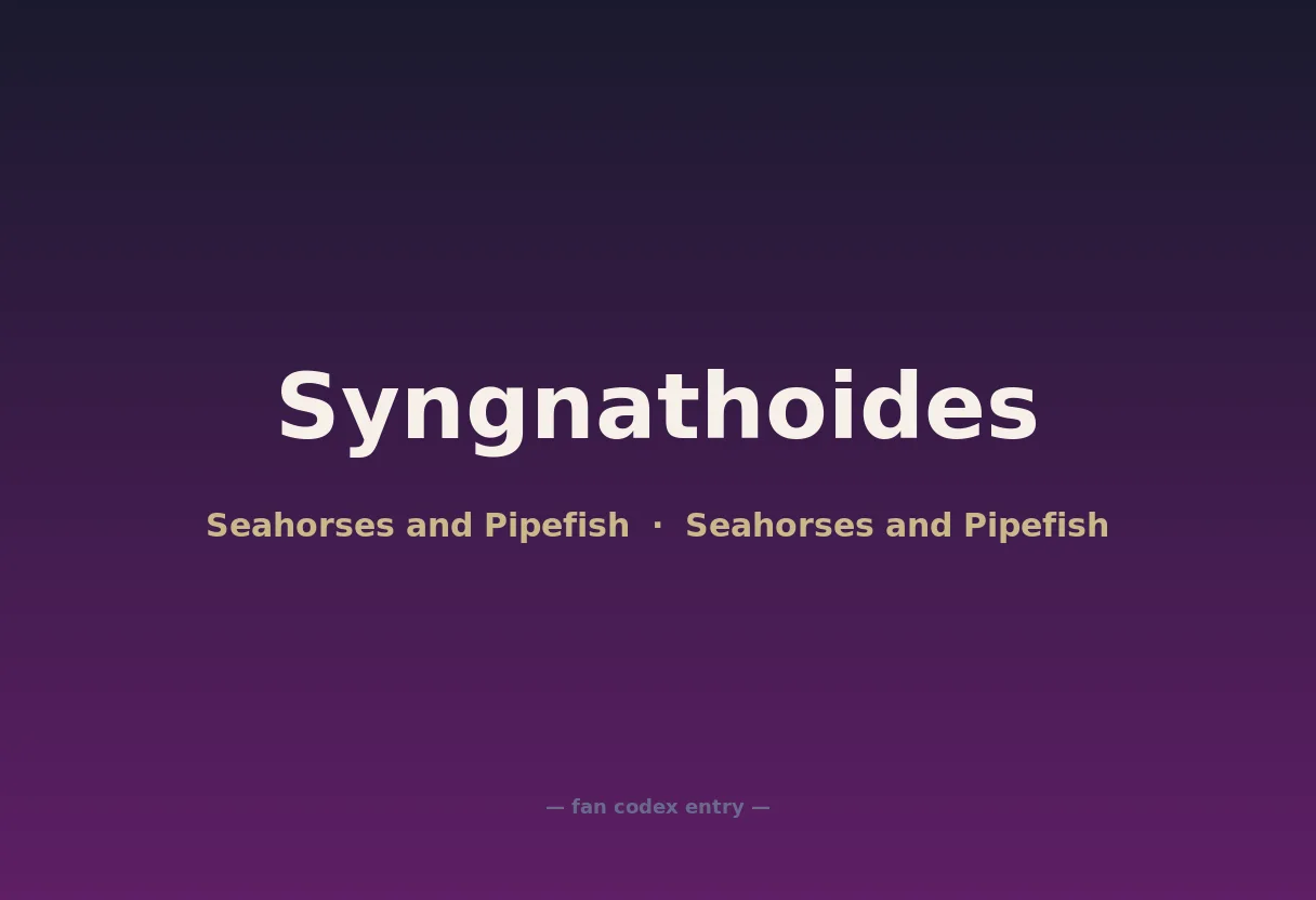 Syngnathoides
