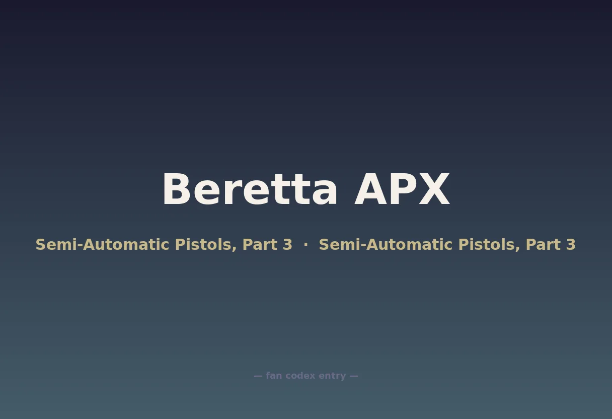 Beretta APX