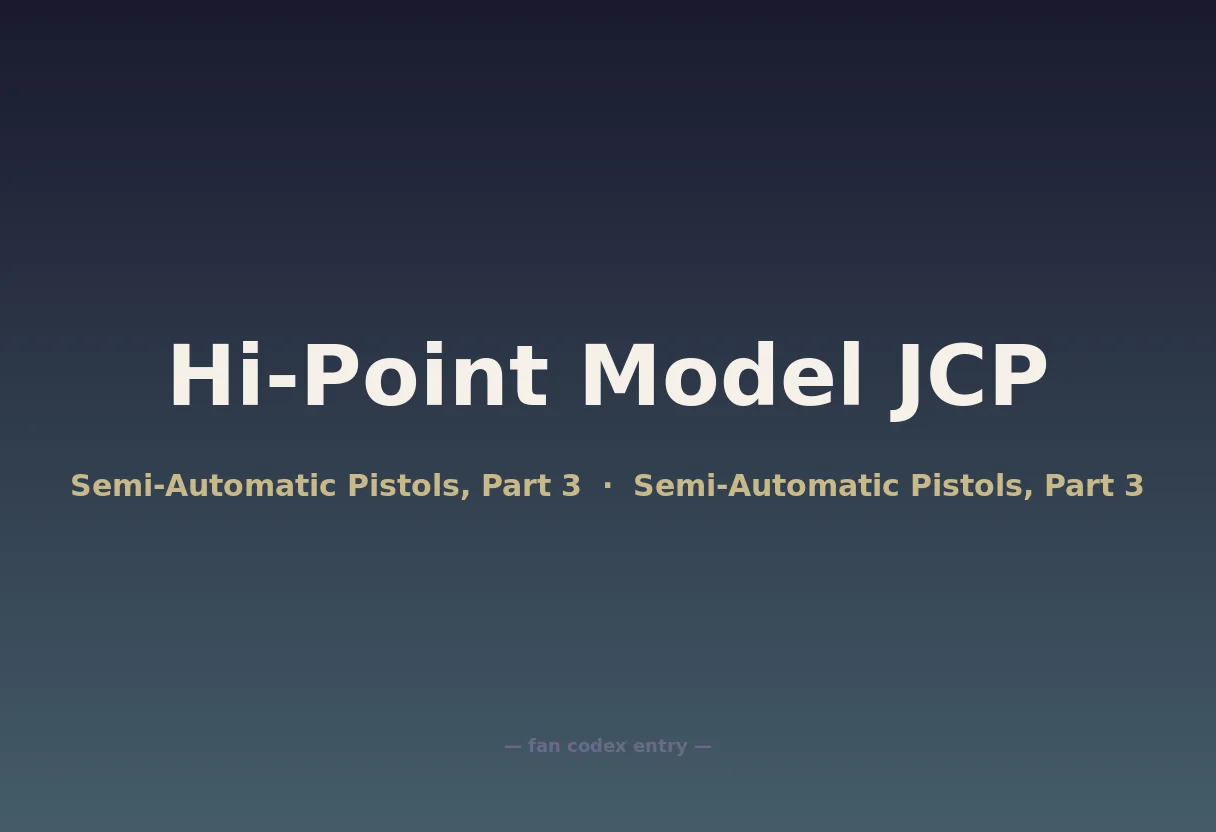 Hi-Point Model JCP