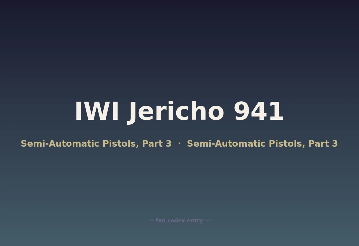 IWI Jericho 941