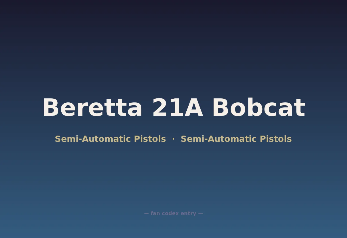 Beretta 21A Bobcat