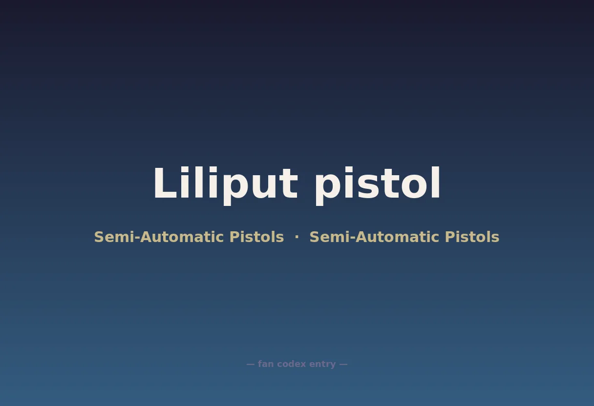 Liliput pistol