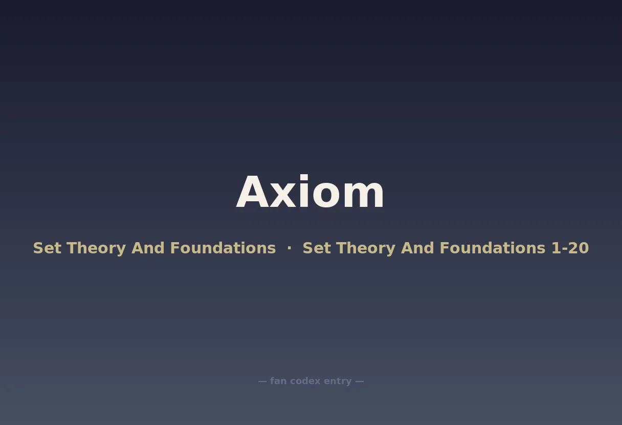 Axiom