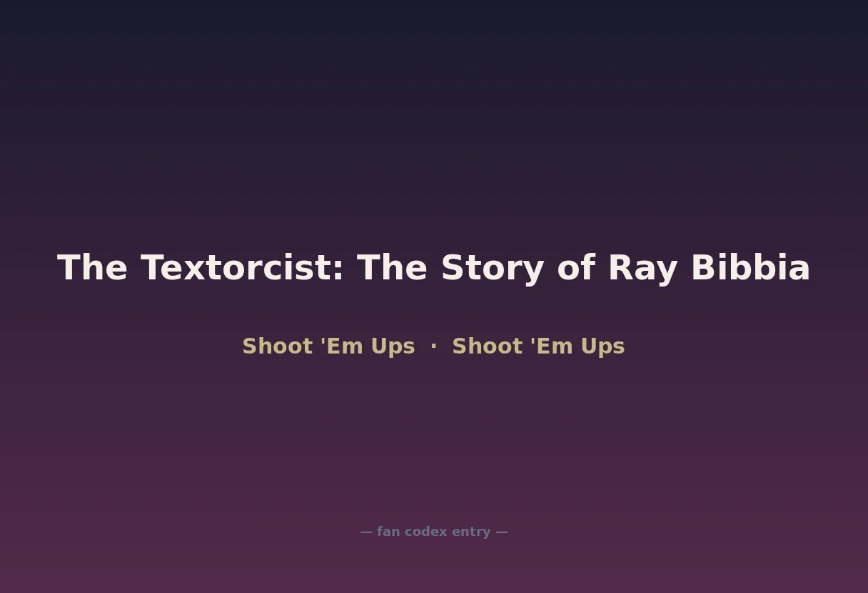 The Textorcist: The Story of Ray Bibbia