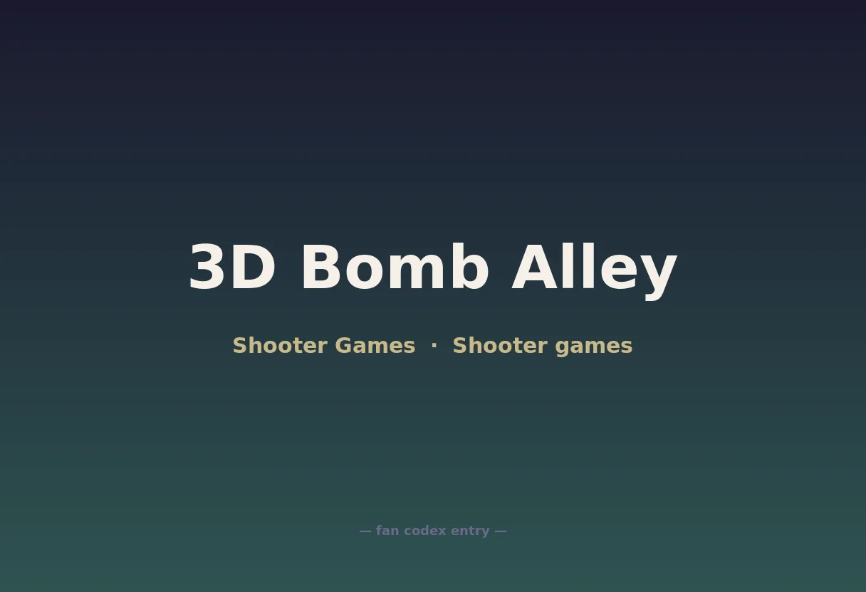 3D Bomb Alley