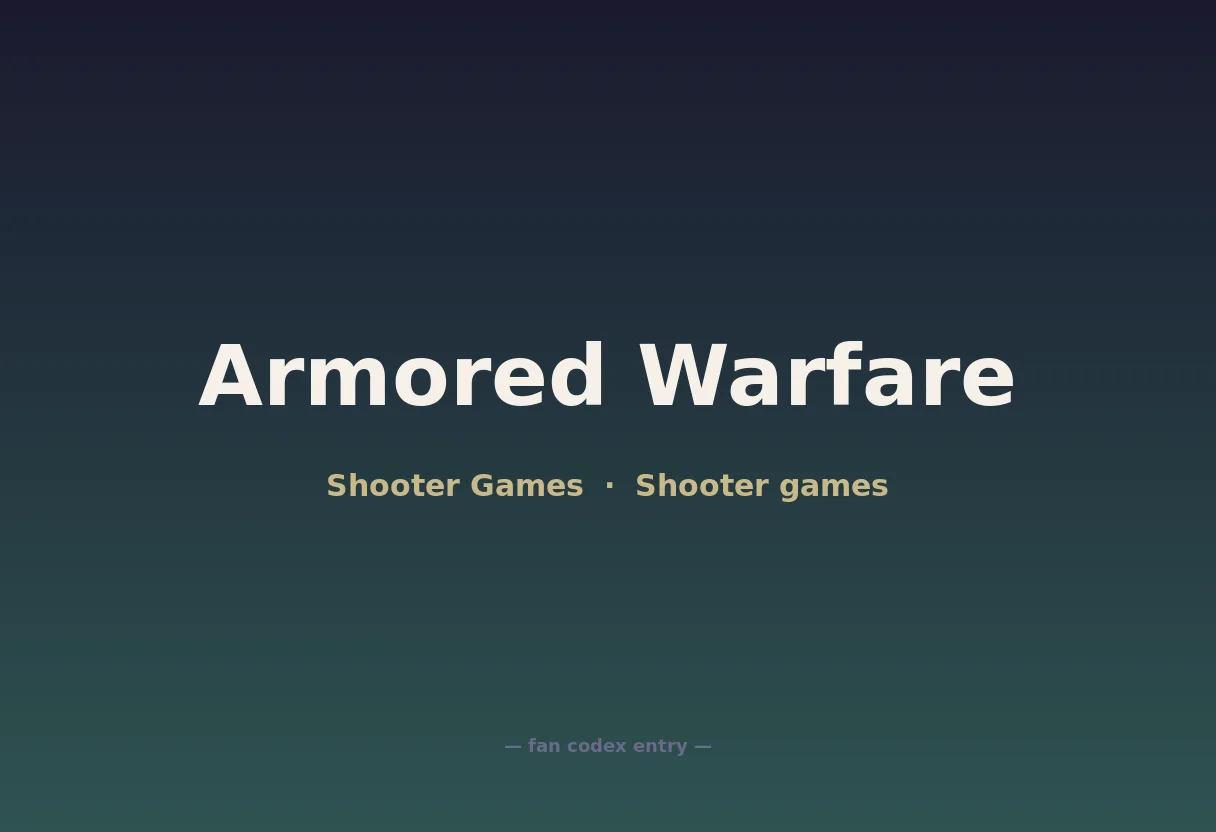 Armored Warfare