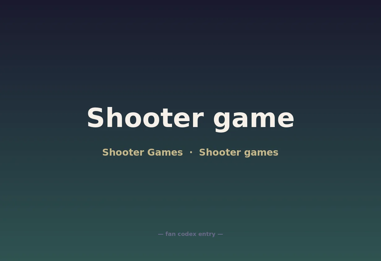 Shooter game
