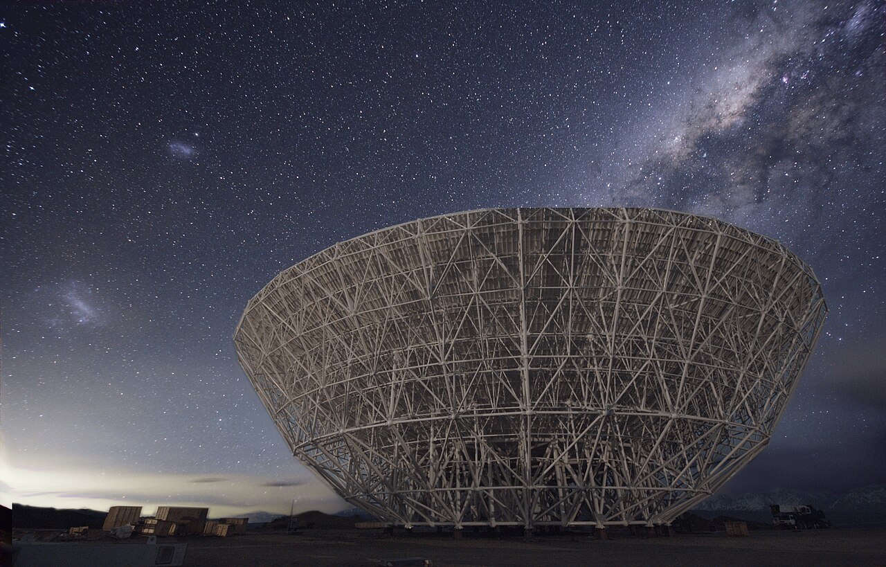 40m China Argentina Radio Telescope's dish
