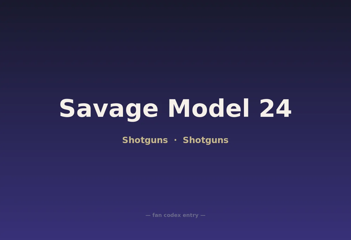 Savage Model 24