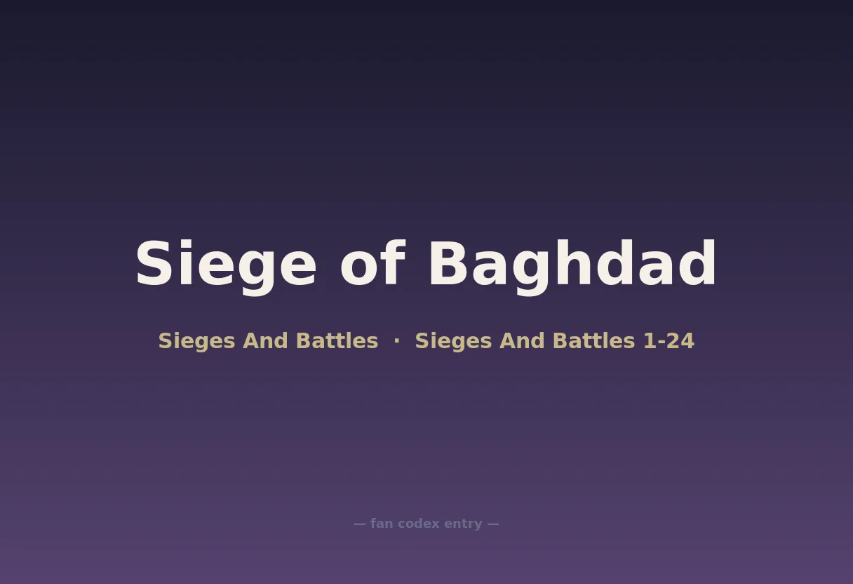 Siege of Baghdad