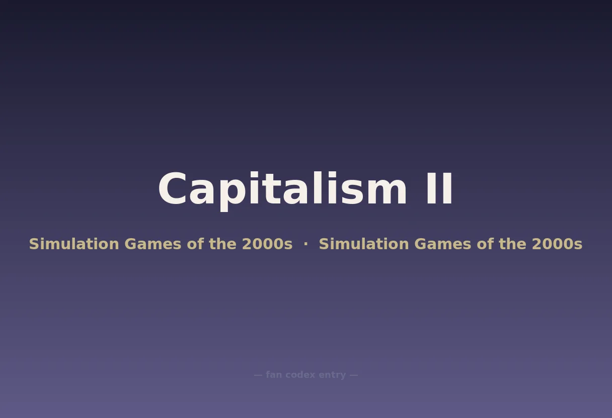 Capitalism II