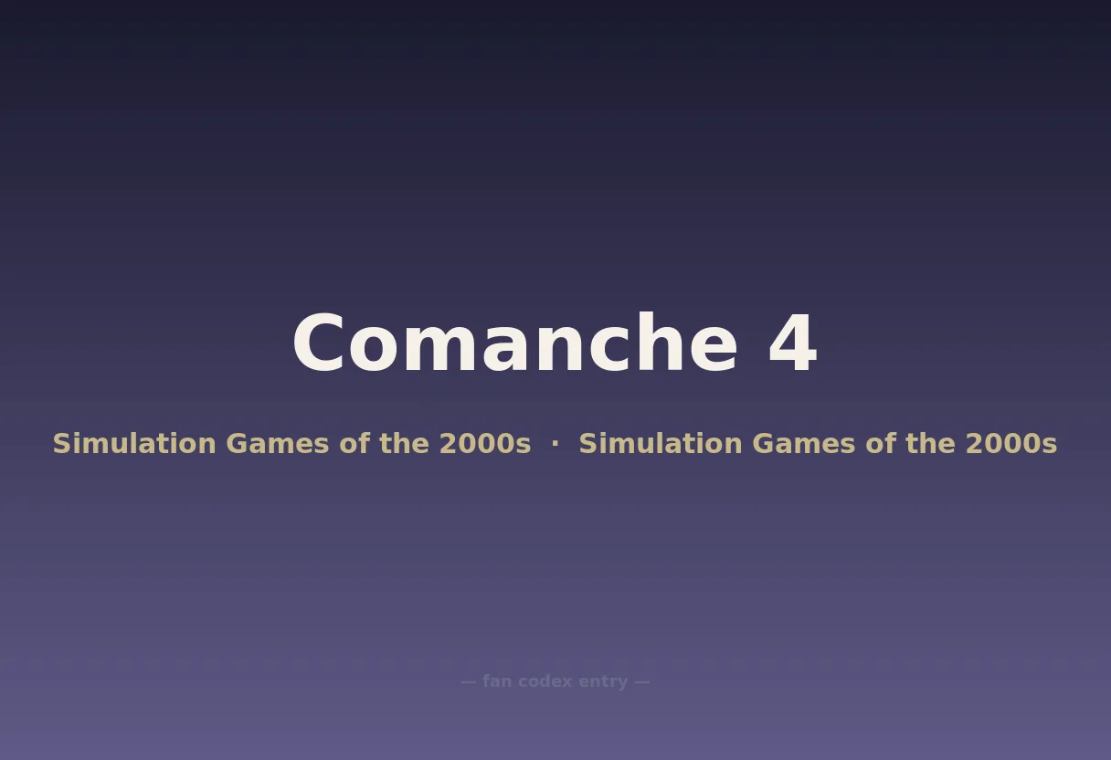 Comanche 4